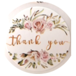 Thank you for Celebrating Stickers Assorted 25's